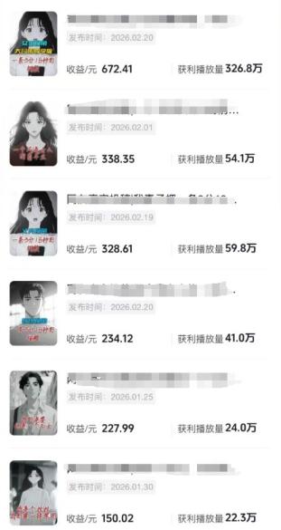 抖音某博主的AI情感故事第一人称解说视频教学，条条爆款，撸创作伙伴计划收益