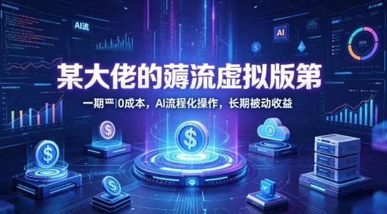 某大佬的薅流虚拟版第一期丨0成本，AI流程化操作，长期被动收益